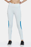 Zelocity High Rise High Quality Stretch Leggings - Dawn Blue — thumbnail 2